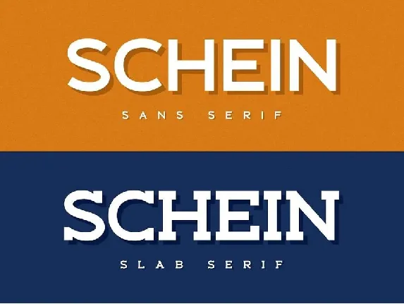 Schein font