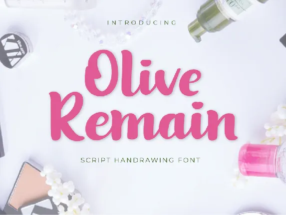 Olive Remaine font