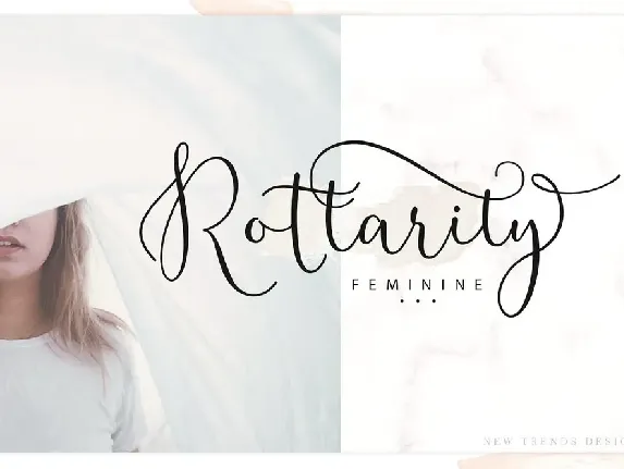 Rottarity Feminine font