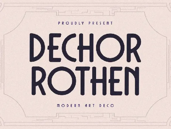 Dechor Rothen font