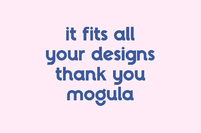 Mogula font