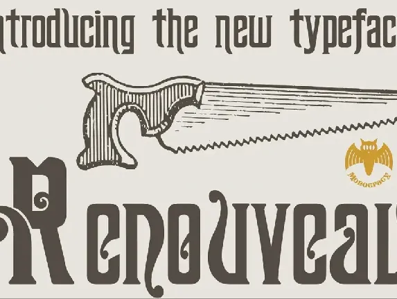 Renouveau font