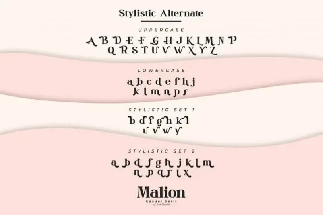 Malion Serif font