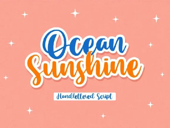 Ocean Sunshine Script font