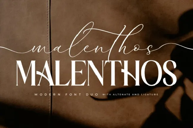 Malenthos Duo font