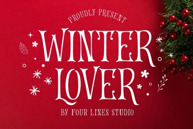 Winter Lover font