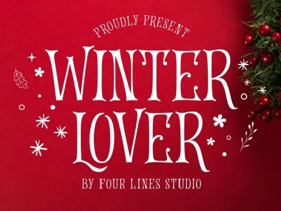 Winter Lover font