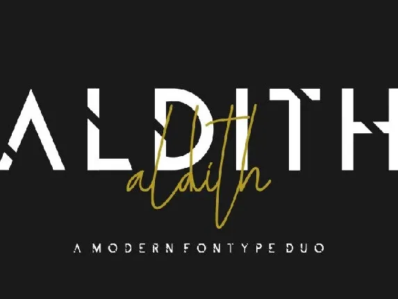 ALDITH Duo font