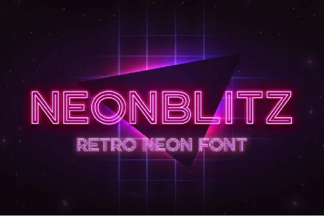 Neonblitz font