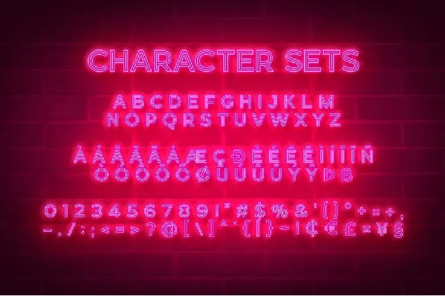 Neonblitz font