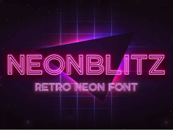 Neonblitz font