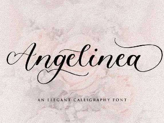 Angelinea font