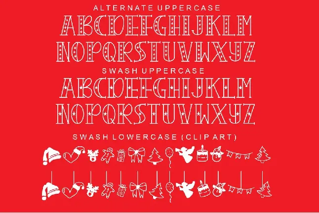 CHRISTMAS CRAFT - Personal Use font