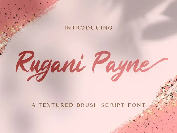 Rugani Payne font