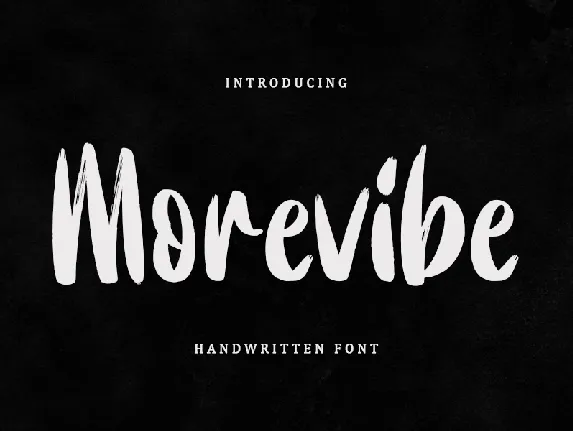 Morevibe - Personal Use font