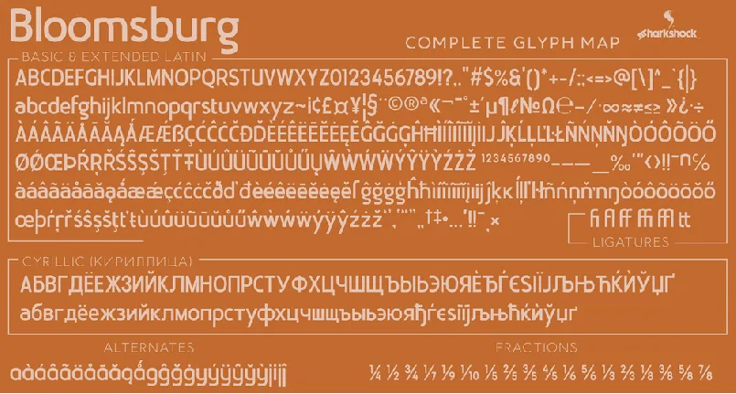 Bloomsburg font