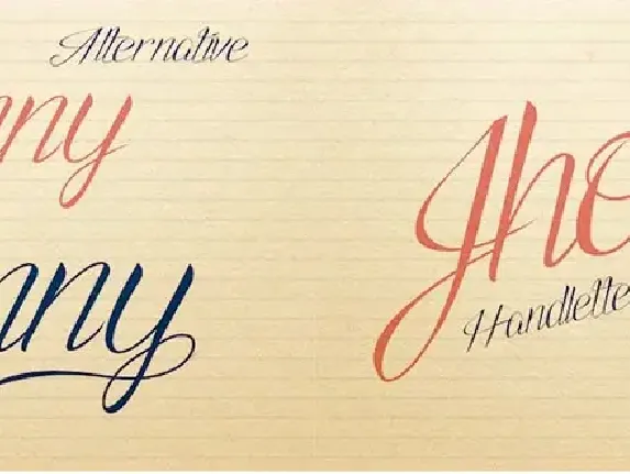 Jhonny Handlettering font