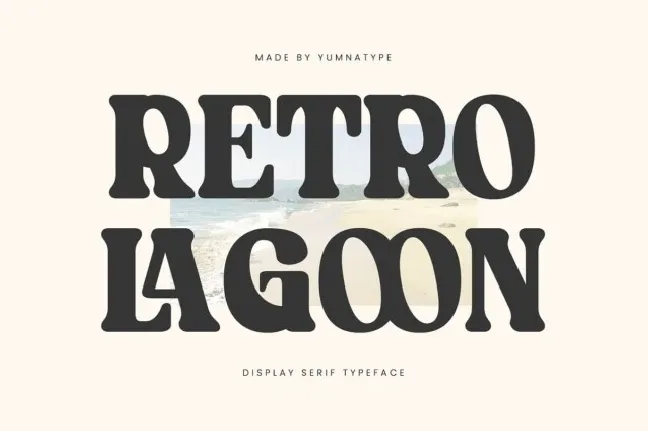 Retro Lagoon font