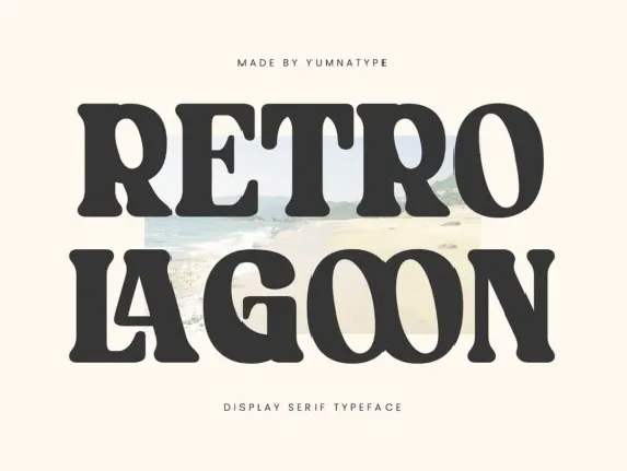 Retro Lagoon font