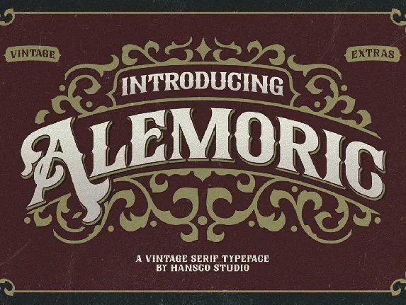 Alemoric font