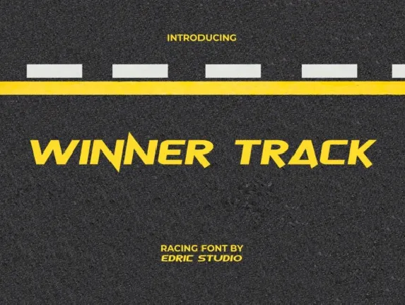 Winner Track font