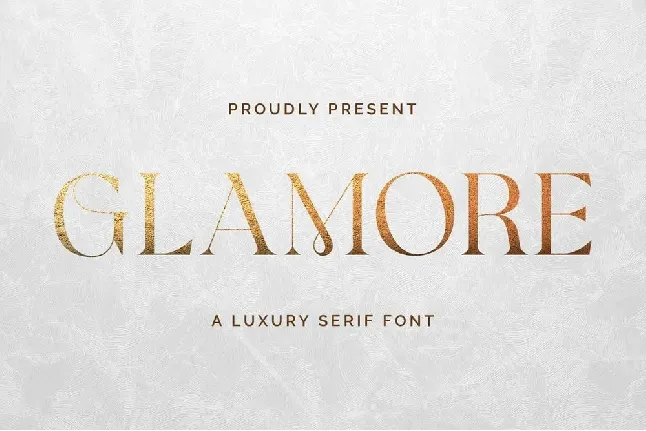 Glamore font