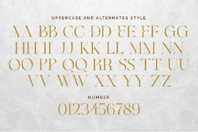 Glamore font