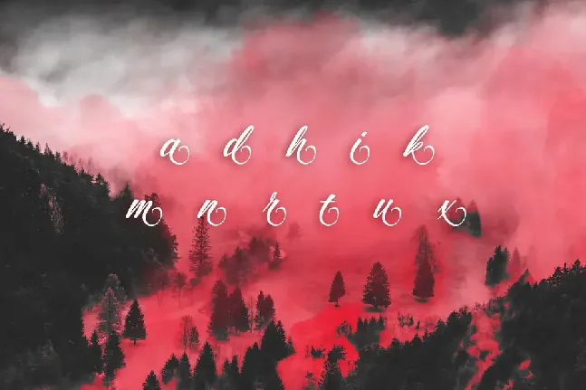 Red Mist font