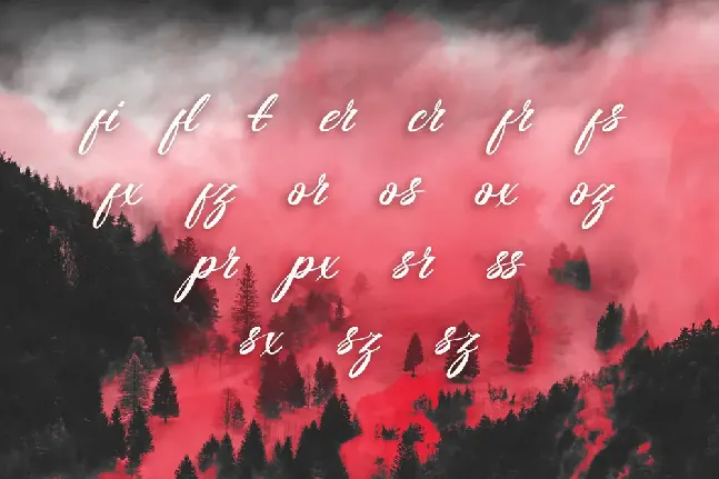 Red Mist font