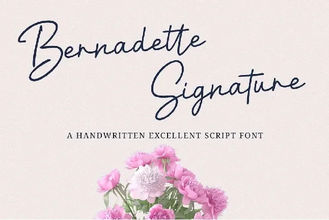 Bernadette Signature font