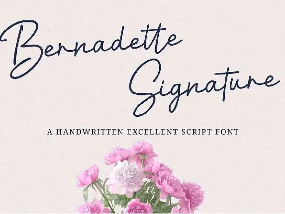 Bernadette Signature font