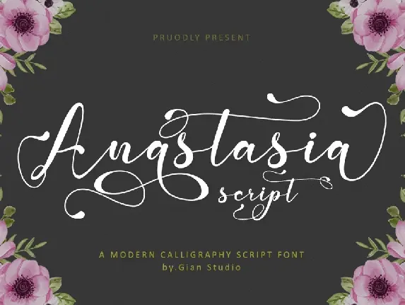 Anastasia Scrip font