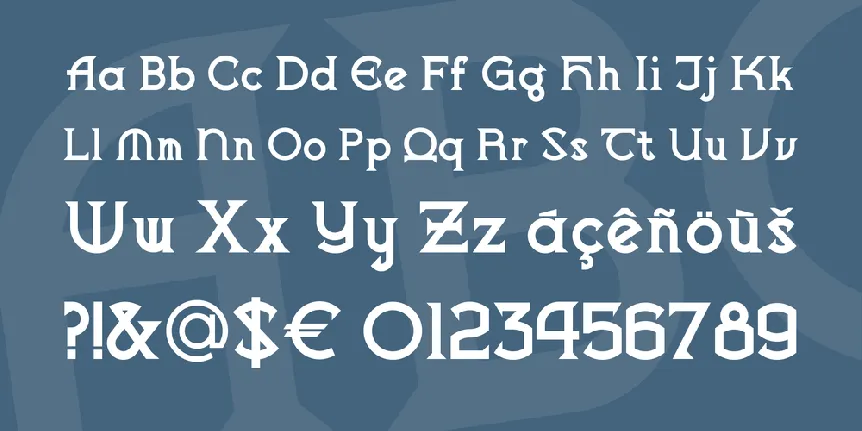 Vlaanderen NF font