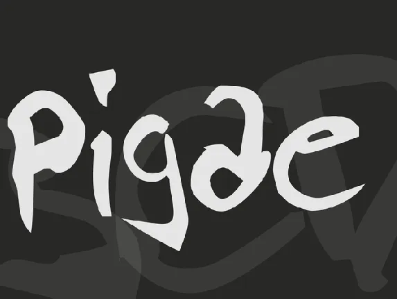 Pigae font