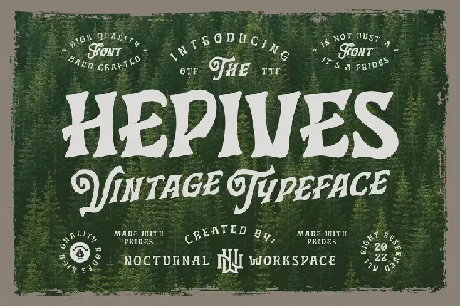 Hepives font