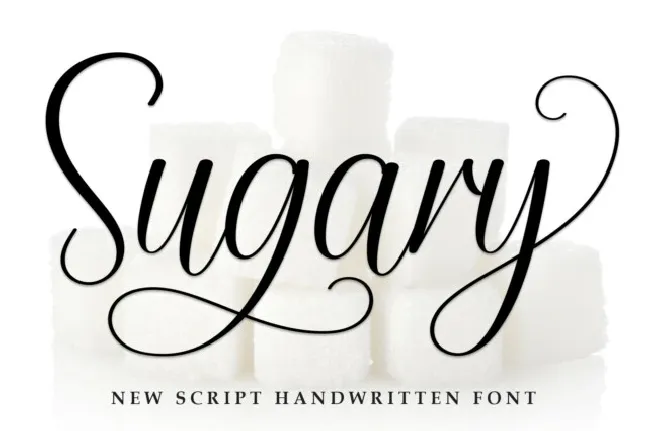 Sugary font