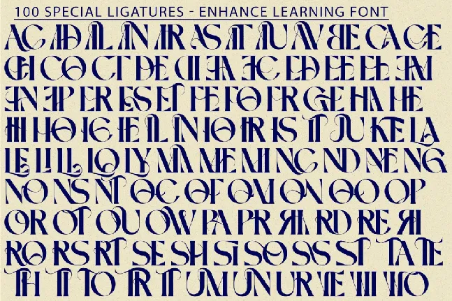 ENHANCE LEARNING DEMO font