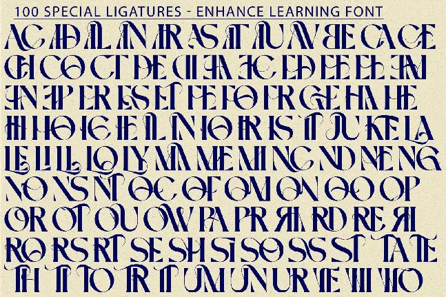 ENHANCE LEARNING DEMO font