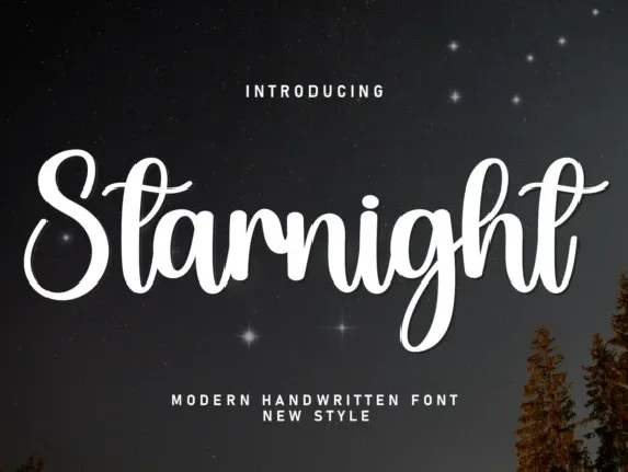 Starnight Script font