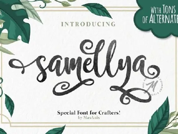 Samellya Script Free font