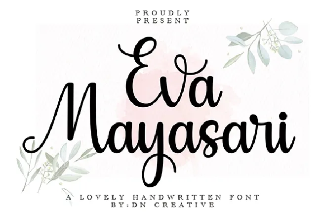 Eva Mayasari font