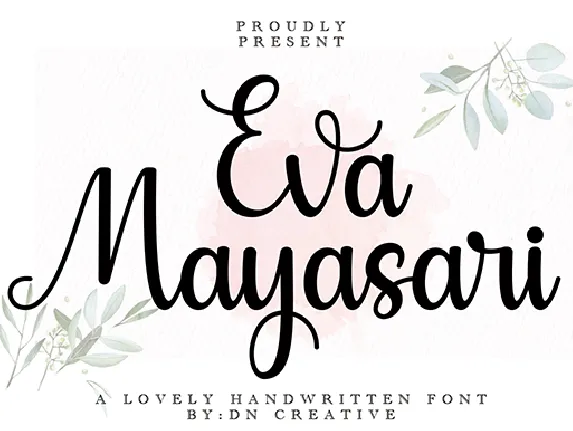 Eva Mayasari font