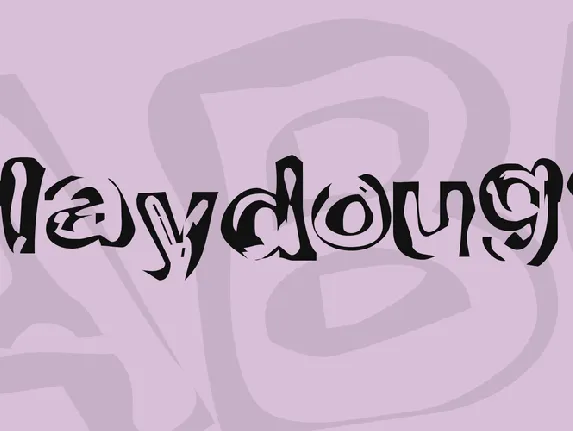 Playdough font