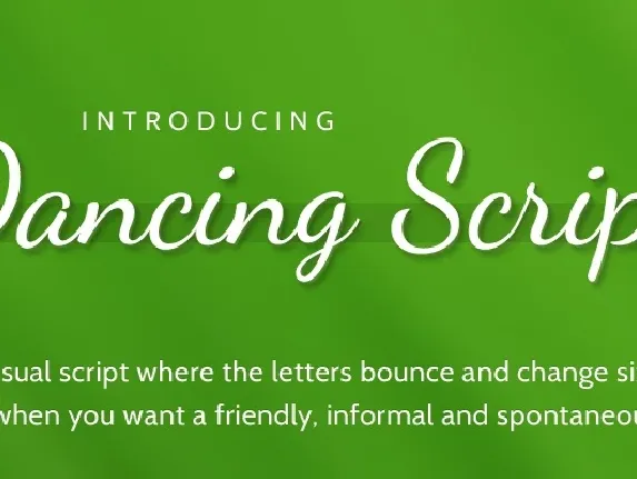 Dancing Script font