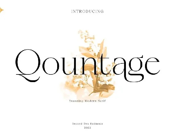 Qountage font