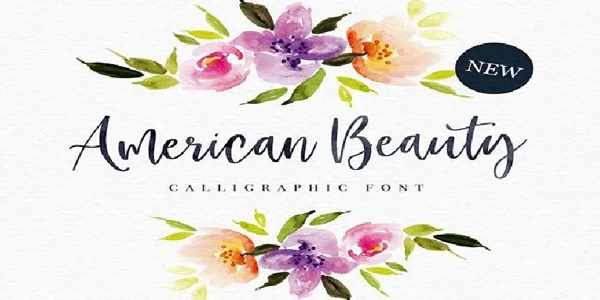 American Beauty font