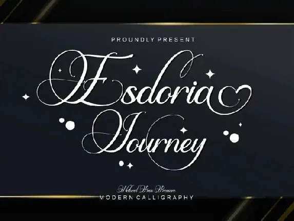 Esdoria Journey font