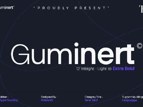 Guminert font