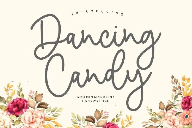 Dancing Candy font