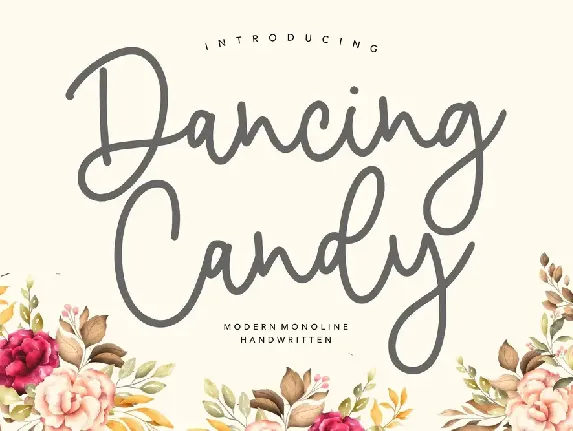 Dancing Candy font